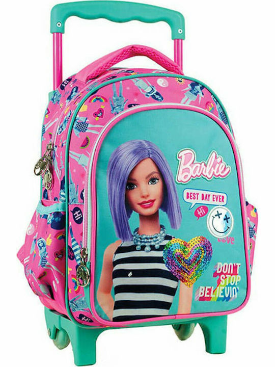 Gim Barbie Beauty School Bag Trolley Kindergarten in Pink color 12lt