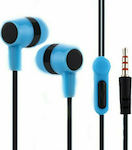 Lamtech LAM021356 In-ear Handsfree με Βύσμα 3.5mm Μπλε