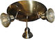 DITS Lighting Dits Lighting Triple Spot with Socket E27 in Bronze Color