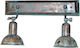 DITS Lighting Dits Lighting Double Spot with Socket E27 in Bronze Color