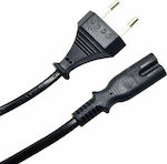 Powertech Euro - IEC C7 Cable 1.5m Black (CAB-P017)