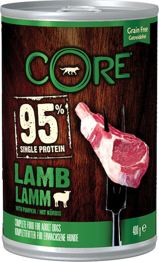 Core Wet Dog Food in Cans with Lamb Grain-Free 400gr