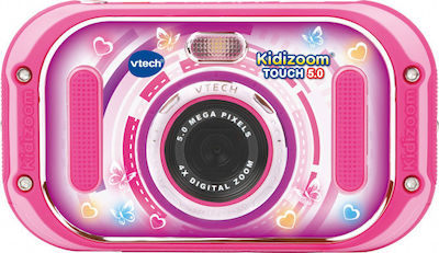 Vtech Kidizoom Touch 5.0 Compact Φωτογραφική Μηχανή 5MP με Οθόνη 3.5" Pink Ροζ