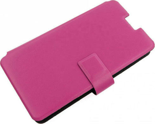 Tellur Universal Mobile Cover Book Case up to 4.5" Fuchsia