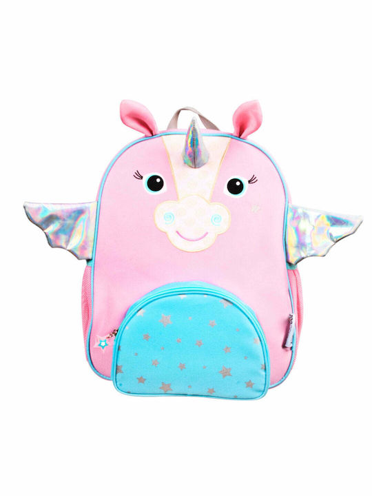 Zoocchini Unicorn School Bag Backpack Kindergarten in Orange color