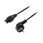 Akyga Schuko - IEC C5 Kabel 1.5m Schwarz (AK-NB-01A)