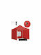 Timeless Tools Faltbarer Pavillon Garten Rot 3x3m