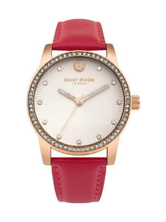 Daisy Dixon Adriana Glitz Кварцов Часовник с Кожена Каишка Daisy Dixon Adriana Glitz Кварцов Часовник с Кожена Каишка