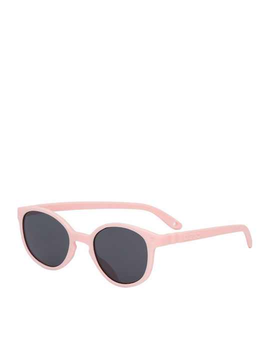 KiETLA Wazz Unbreakable Round Baby Sunglasses Blush Pink for 1-2 Years