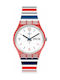 Swatch Sea Barcode Ceas cu Curea de Cauciuc