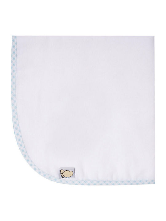 Figlio Bino Flannel Swaddle Wrap Light Blue 88x...