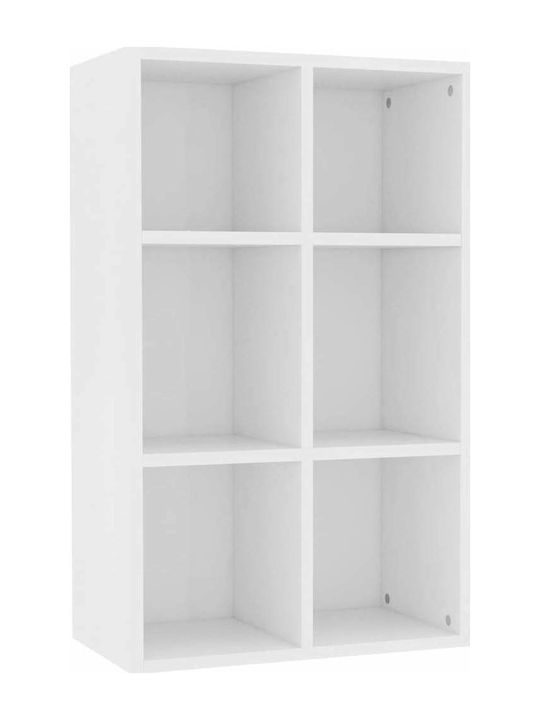 Bibliotecă Alb 66x30x97.8cm