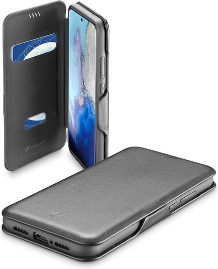 Cellular Line Clutch Book Δερματίνης Μαύρο (Galaxy S20)