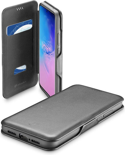 Cellular Line Clutch Book Piele artificială Negru (Galaxy S20 Ultra)