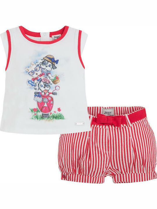 Mayoral Kids Set with Shorts Summer 2pcs White