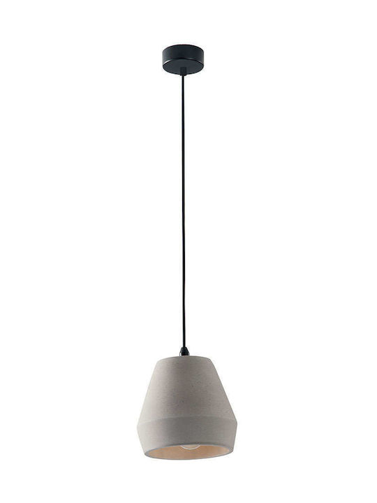 Fan Europe Kruk Ando Pendant Light Single-Light for Socket E27 Gray