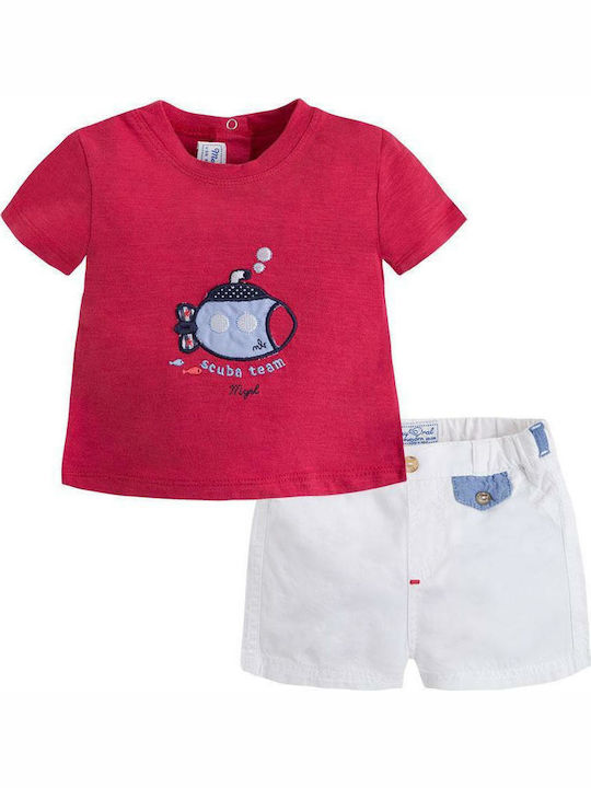 Mayoral Kids Set with Shorts Summer 2pcs Red