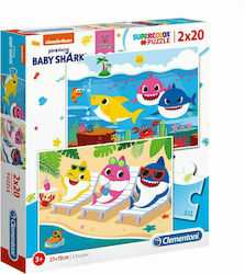 Παιδικό Puzzle Baby Shark για 3+ Ετών 20pcs Baby Clementoni Παιδικό Puzzle Baby Shark για 3+ Ετών 20pcs Baby Clementoni