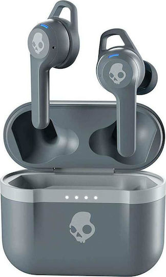 Skullcandy Indy Evo In ear Bluetooth хендсфри Слушалки с Кутийка за Зареждане Chill Grey