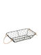 Metallic Decorative Basket 23x15x5cm Espiel