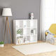 Bookcase White 98x30x98cm