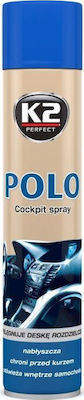 K2 Spray Polieren Lavendel Armaturenbrett-Politur für Kunststoffe im Innenbereich - Armaturenbrett mit Duft Lavendel Polo 600ml K406LA