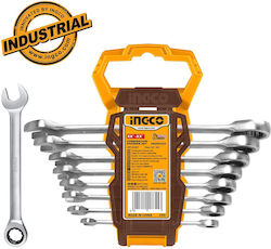 Ingco HKSPAR1082 Σετ Γερμανοπολύγωνα με Mέγεθος από 8mm έως 19mm 8τμχ