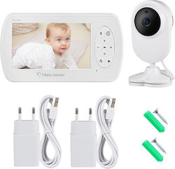 Wireless Baby Monitor with Camera & Screen 4.3" with Lullabies