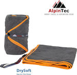 AlpinPro Drysoft Handtuch Körper Mikrofaser Orange 150x75cm.