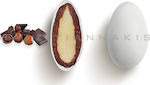 Χατζηγιαννάκης Κουφέτα Αμυγδάλου Choco Almond σε Σχήμα Κλασικό με Γεύση Gianduia Λευκό Ματ 1000gr