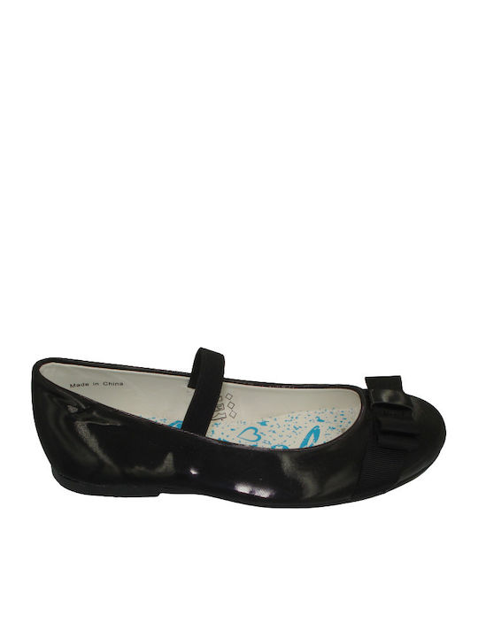 Ballerinas - Black - with bow