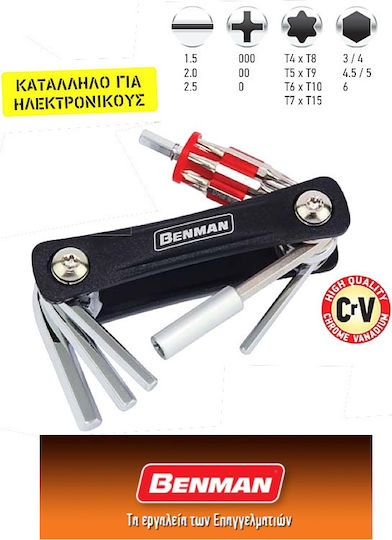 Benman Σουγιάς με Κλειδιά Allen