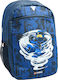 Lego Ninjago Elementary School Backpack Blue L30xW20xH46cm Spinjitzu Jay