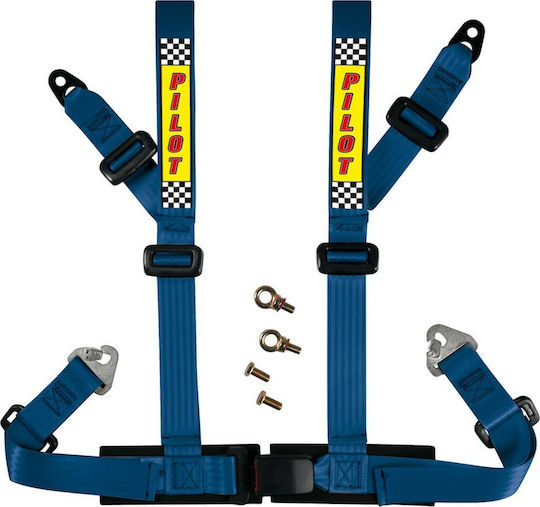 Lampa Pilot 4 Point Seat Belt in Blue Color