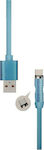 Treqa High Speed USB 2.0 Cable USB-C male - USB-A male Turquoise 1m (CA-8233)