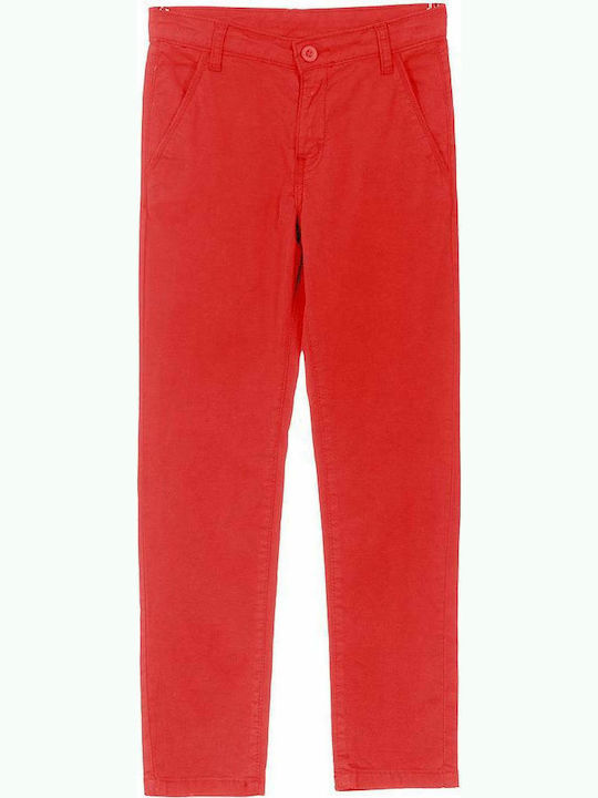 Losan Παιδικό Παντελόνι Υφασμάτινο Κόκκινο Trousers Twill