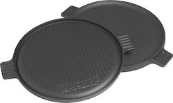 BarbeCook Backblech Beidseitig mit Gusseisen Wohnung Oberfläche 35cm