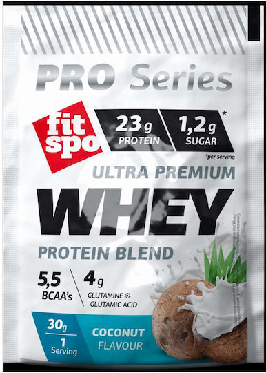 Fit Spo Pro Series Ultra Premium Whey Blend Протеин Суроватъчен с Вкус Coconut 30гр