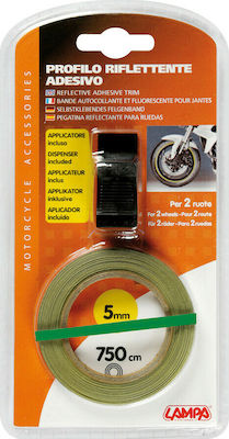 Lampa Adhesive Rim Tape Αυτοκόλλητη Ταινία Ζάντας 750cm x 5mm Green