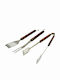 Sidirela Set von 3 BBQ-Werkzeugen mit Zange, Tranchiergabel und Spatel 291Ε2179