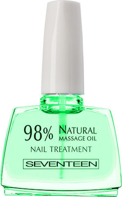 Seventeen 98% Natural Massage Oil Nail Oil for Cuticles with Brush 12ml