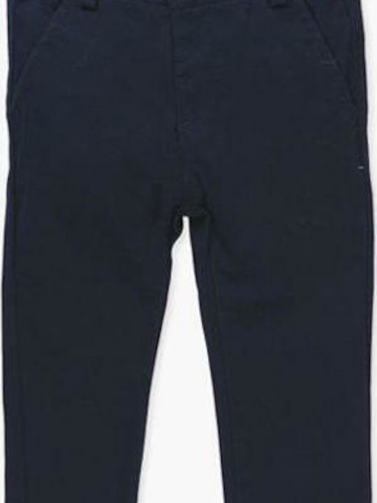 Boboli Kids Fabric Trousers Blue