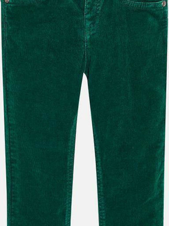 Mayoral Kids Fabric Trousers Green