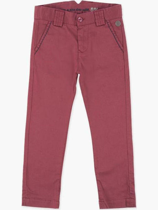 Boboli Pantaloni copii din material textil Burgundy