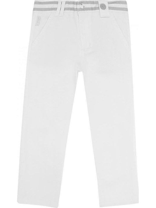 Boboli Kids Fabric Trousers White