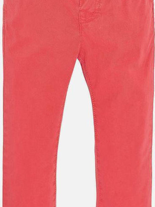 Mayoral Kids' Fabric Pants Orange