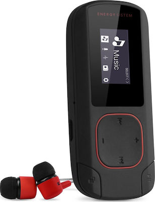 Energy Sistem MP3 Clip Bluetooth MP3 Player (8GB) με Οθόνη LCD 0.8" Μαύρο