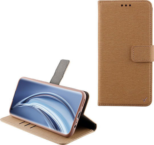 Volte-Tel Allure Magnet Wallet Δερματίνης Χρυσό (Xiaomi Mi 10 / Mi 10 Pro)