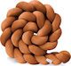 Sparrow Velvet Crib Bumpers Braided Inside Brow...
