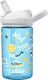 Camelbak Eddy+ Παιδικό Παγούρι Πλαστικό με Καλαμάκι Non Spill Γαλάζιο 400ml